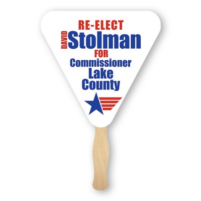Triangle Shape Single Hand Fan