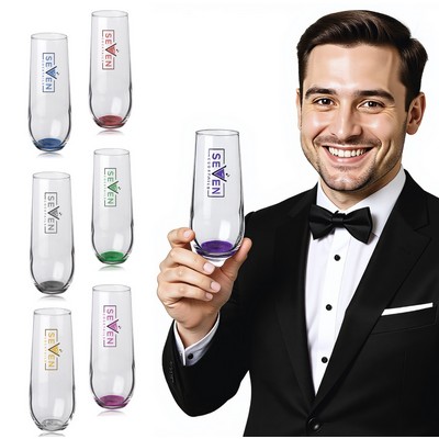 USA Made, Stemless 8oz Libbey Champagne Flute