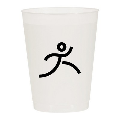 16 oz Frosted Flexible Cup – Reusable Promotional Plastic Drink Cup