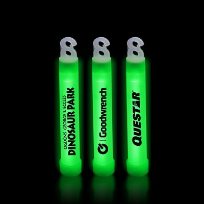 4" Premium Green Glow Stick(Printed)