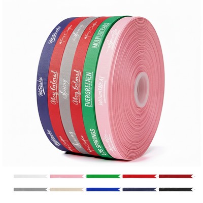 5/8" Grosgrain Satin Gift Ribbon