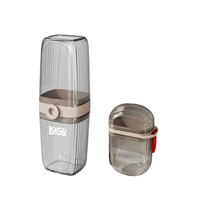 Portable Travel Toothbrush Cup and Soap Box Set