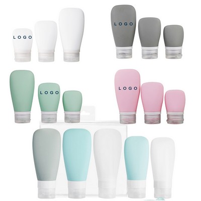 Silicone Leak Proof Travel Bottles Set