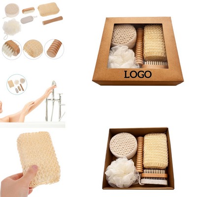 Exfoliating Bath Brush Set