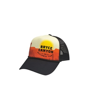 Heya Custom Made Sublimated Foam Front Trucker Hat - National Park Series