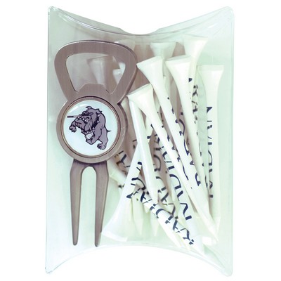 Golf Tees & Divot Tool Pillow Pack