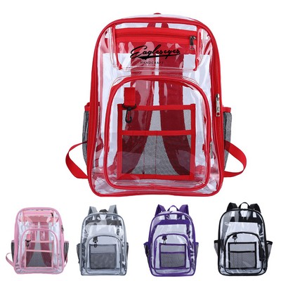 PVC Clear Plastic Backpack